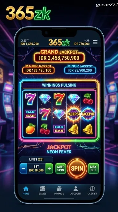 Pratinjau antarmuka gacor777 — aplikasi APK resmi Android v2.5.6